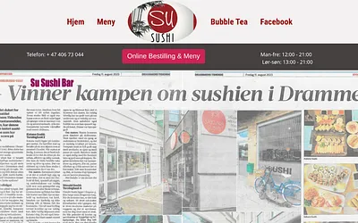 susushibar.no snapshot