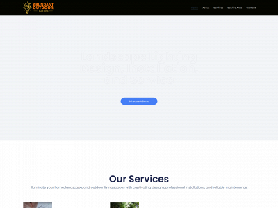 abundantoutdoorlighting.com snapshot