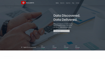 delivereddata.com snapshot