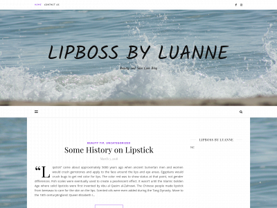 lipbossbyluanne.com snapshot