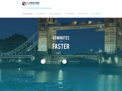 60minutestranslations.com snapshot
