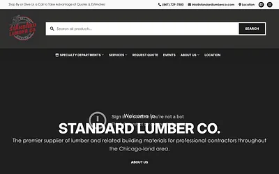 www.standardlumberco.com snapshot