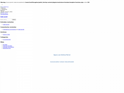 lasamericasnoticias.com snapshot