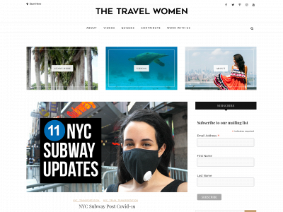 thetravelwomen.com snapshot