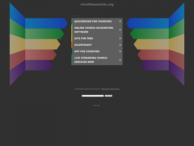 christthesaviorbc.org snapshot