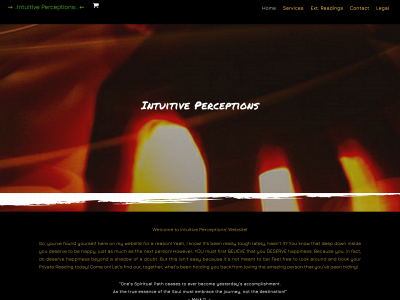 intuitiveperceptions.com snapshot