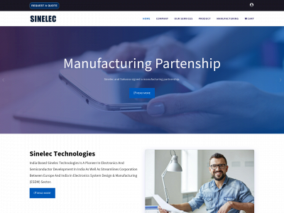 sinelec-tech.com snapshot