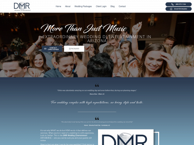 www.dmrweddingentertainment.com snapshot