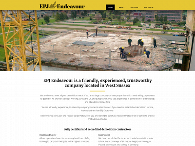 epjendeavour.co.uk snapshot