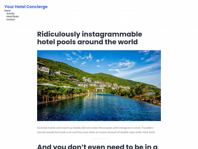 yourhotelconcierge.com snapshot