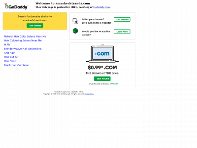 smashedstrands.com snapshot