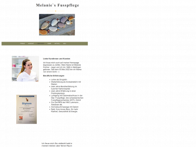 melanie-fusspflege.ch snapshot