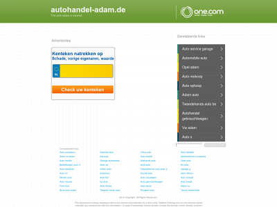 autohandel-adam.de snapshot