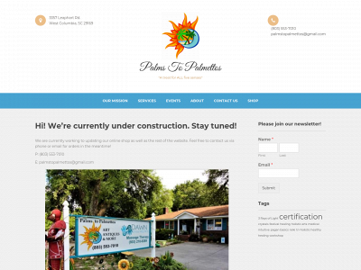 palmstopalmettos.com snapshot
