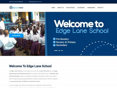 edgelaneschool.com snapshot
