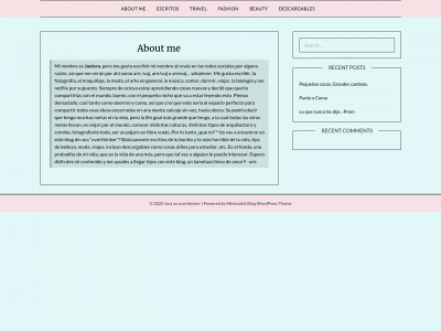 justanoverthinker.com snapshot