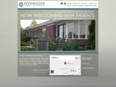 weiningerfamilydentistry.com snapshot