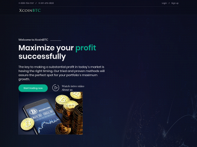 xcoinbtc.com snapshot
