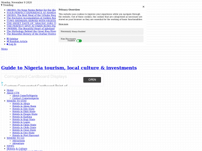 cometonigeria.com snapshot