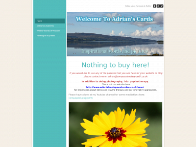 adrianscards.co.uk snapshot