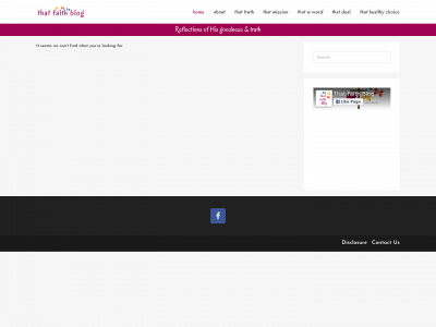 thatfaithblog.com snapshot