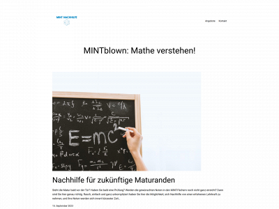 mintnachhilfe.ch snapshot