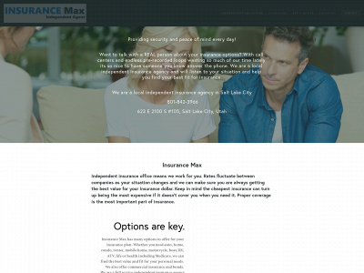 www.slcinsurancemax.com snapshot