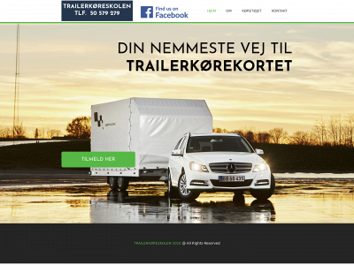 trailerkoreskolen.dk snapshot
