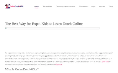 onlinedutch4kids.nl snapshot