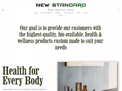 newstandardnutrition.com snapshot