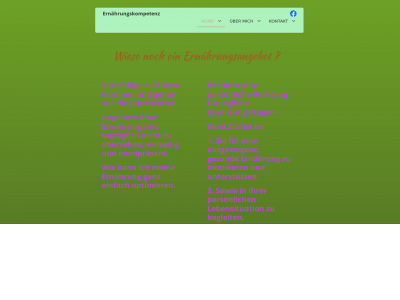 ernaehrung-kompetenz.com snapshot