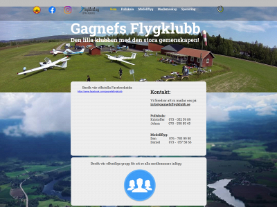 gagnefsflygklubb.se snapshot