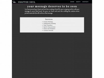 craftedsoulprinting.com snapshot