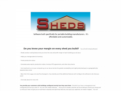 shedsoftware.net snapshot