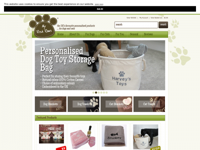 myposhpaws.co.uk snapshot