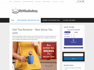 dietteareviews.com snapshot