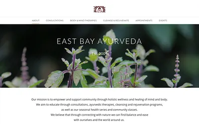www.eastbayayurveda.com snapshot