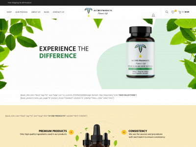 a1cbdproducts.com snapshot