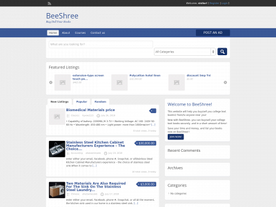 beeshree.com snapshot