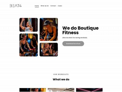 beat4fitness.com snapshot