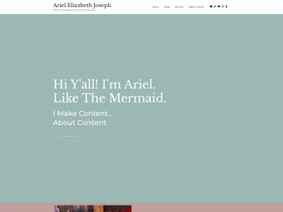 arielejoseph.com snapshot