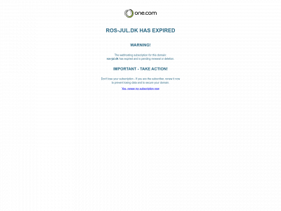 ros-jul.dk snapshot