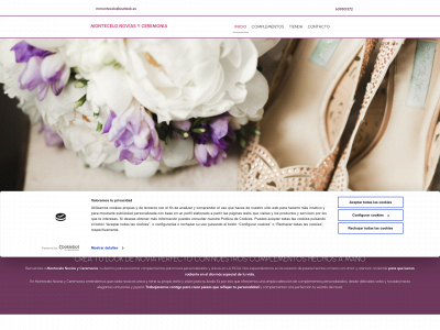 montecelonoviasyceremonias.com snapshot