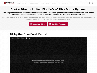 jupiterdiveboat.com snapshot