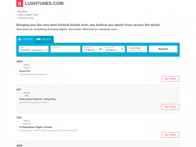 lushtunes.com snapshot