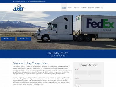 aveytransportation.com snapshot