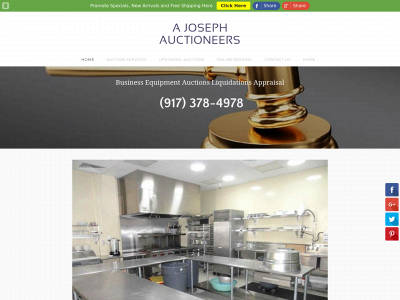 www.ajauctioneers.com snapshot