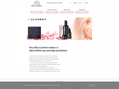 skincomfort.dk snapshot