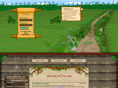 witchonfire.com snapshot