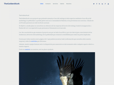 thegoldenstork.es snapshot